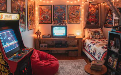 90s gaming bedroom ideas