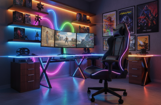 The Best Materials for Furniture in Rooms With Heavy LED and Neon Lighting