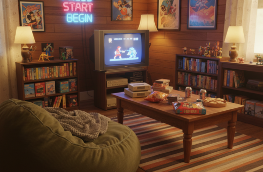 Cozy Gaming Environments That Bring Back the Feeling of Renting Games on Weekends